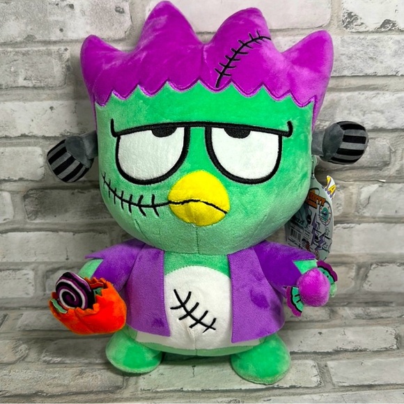 HELLO KITTY® AND FRIENDS BADTZ-MARU FRANKENSTEIN 13" PLUSH - Picture 1 of 5